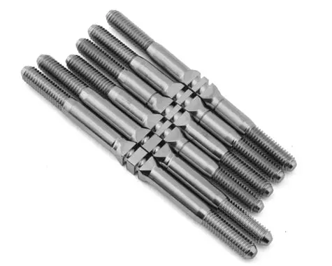 Whitz Racing Products Custom Works Outlaw 5 Hypermax 3.5Mm Titanium Turnbuckles (Silver) (6), Wrp-Cwout5-Hm 1