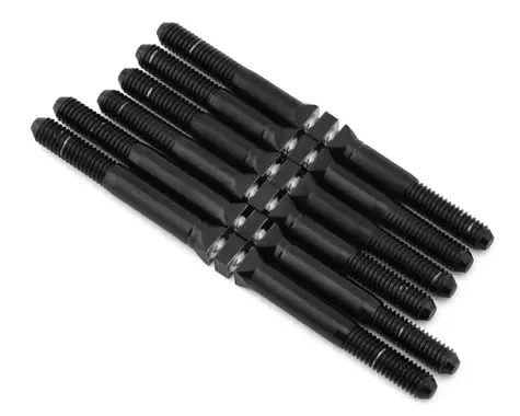 Whitz Racing Products Custom Works Rocket 5 Hypermax 3.5Mm Titanium Turnbuckles Kit (Black) (6), Wrp-Cwlm5-Hm2 1