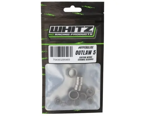 Whitz Racing Products Hyperglide Outlaw 5 Full Ceramic Bearing Kit, Wrp-Cwo5-Hgfk 1
