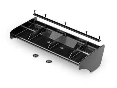 Wickerbill Rear Wing - Black 1
