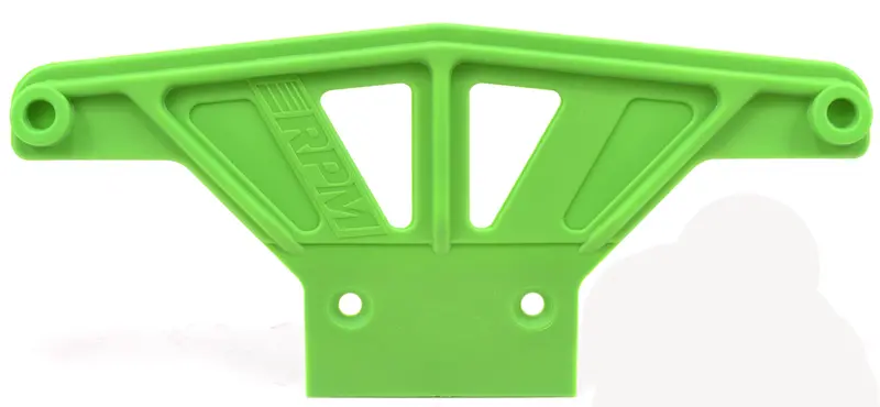 Wide Front Bumper, For Traxxas Rustler/Stampede/ Nitro Sport/Bandit, Green Rpm-81164 1