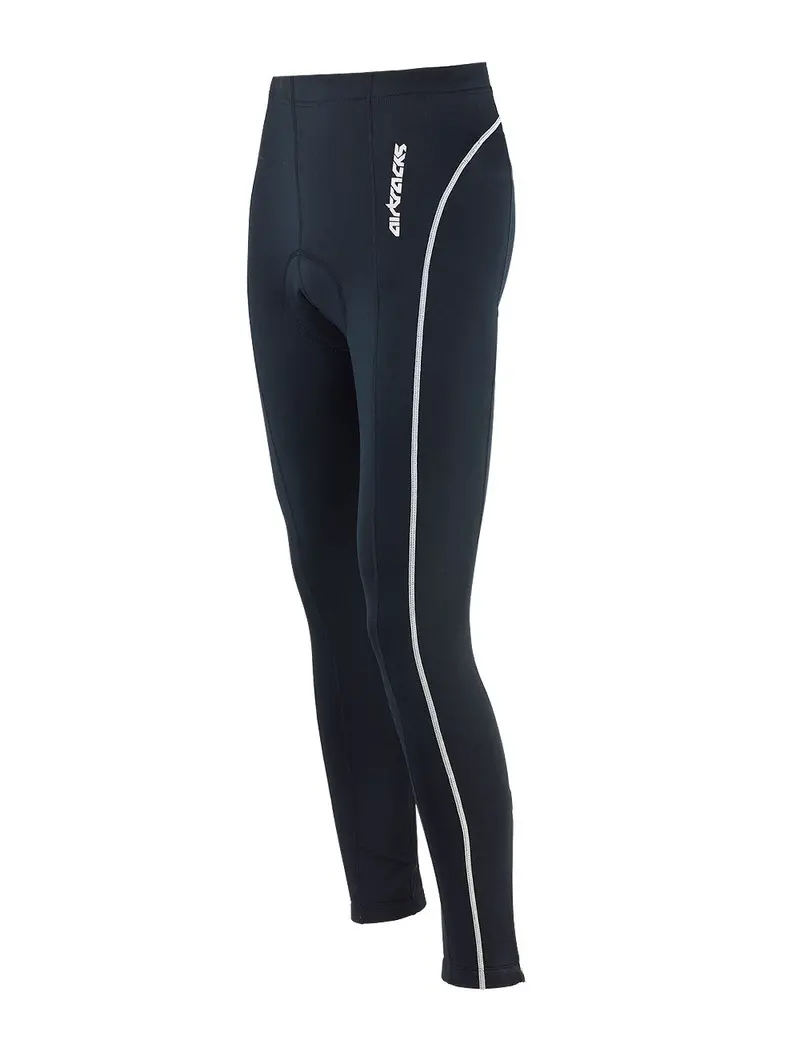 Winter Fahrradhose Lang Schwarz-Silver 1