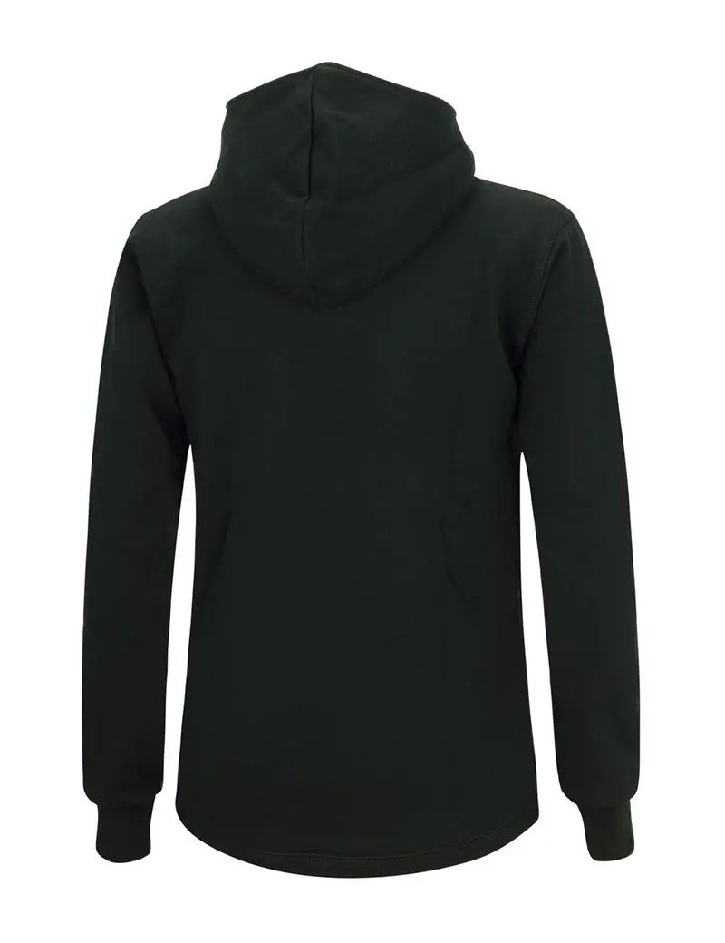 Winter Sweatshirt Crew Comfort Line Mit Kapuze Schwarz 2