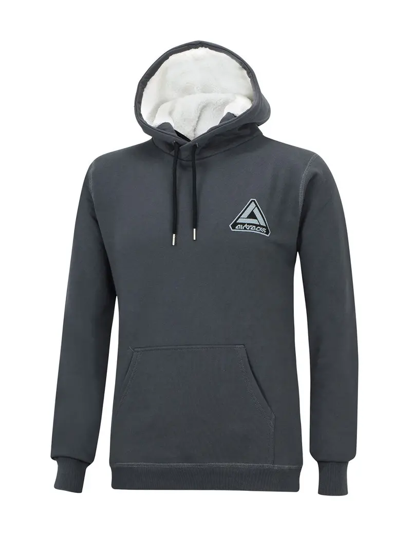 Winter Sweatshirt Crew Pro Line Mit Kapuze Grafit Set 1