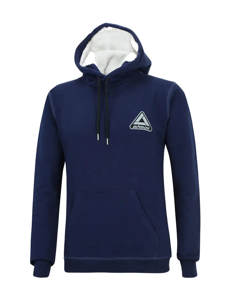Winter Sweatshirt Crew Pro Line Mit Kapuze Navy-Blau 1
