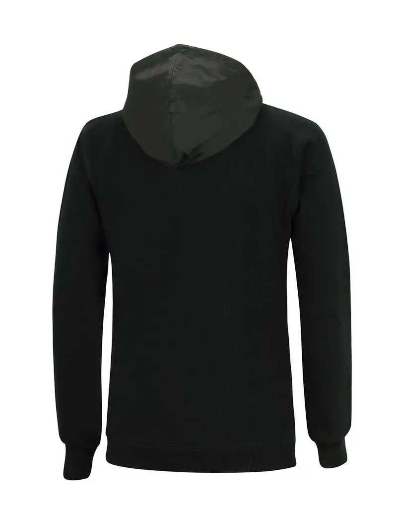 Winter Sweatshirt Crew Pro Line Mit Kapuze Und Zip Schwarz 2