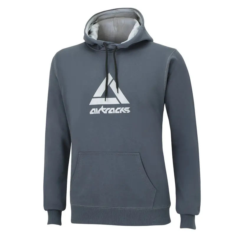 Winter Sweatshirt Crew Team Pro Mit Kapuze Dunkelgrau 1