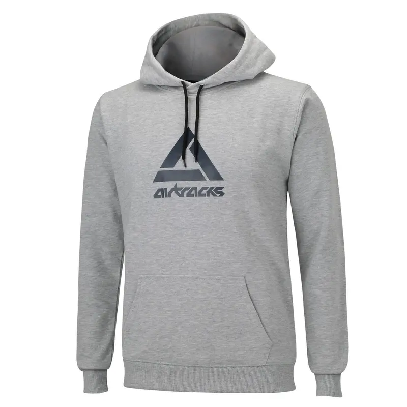 Winter Sweatshirt Crew Team Pro Mit Kapuze Grau 1