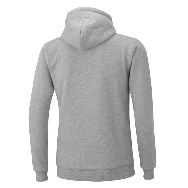 Winter Sweatshirt Crew Team Pro Mit Kapuze Und Full Zip Grau 2