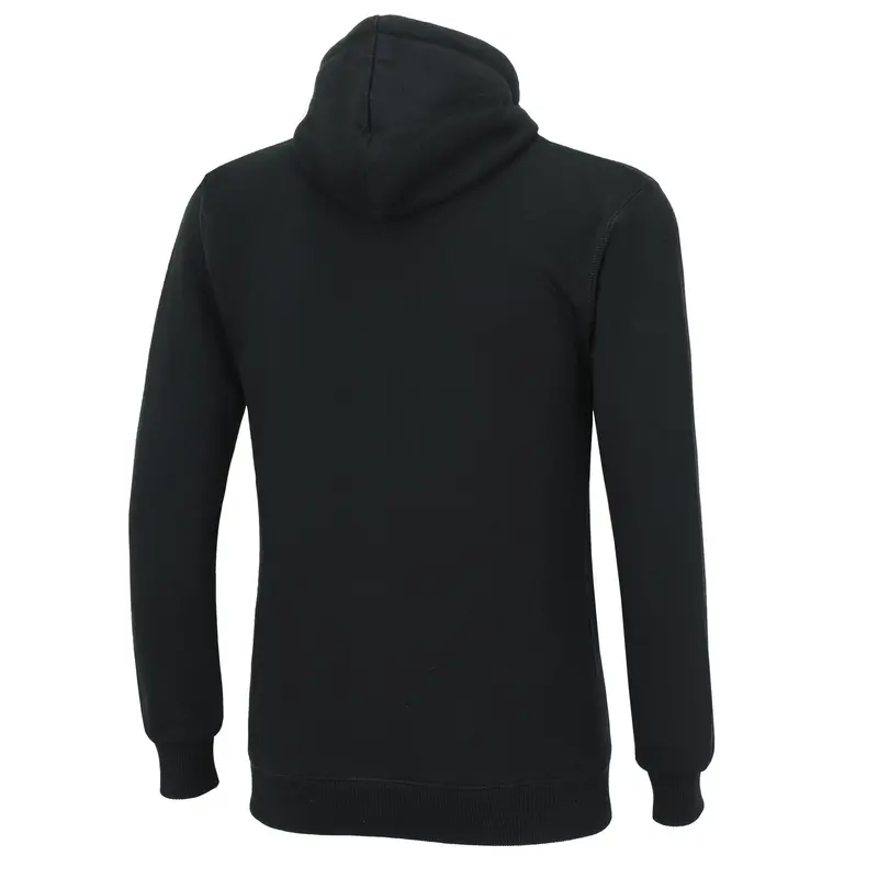 Winter Sweatshirt Crew Team Pro Mit Kapuze Und Full Zip Schwarz 2