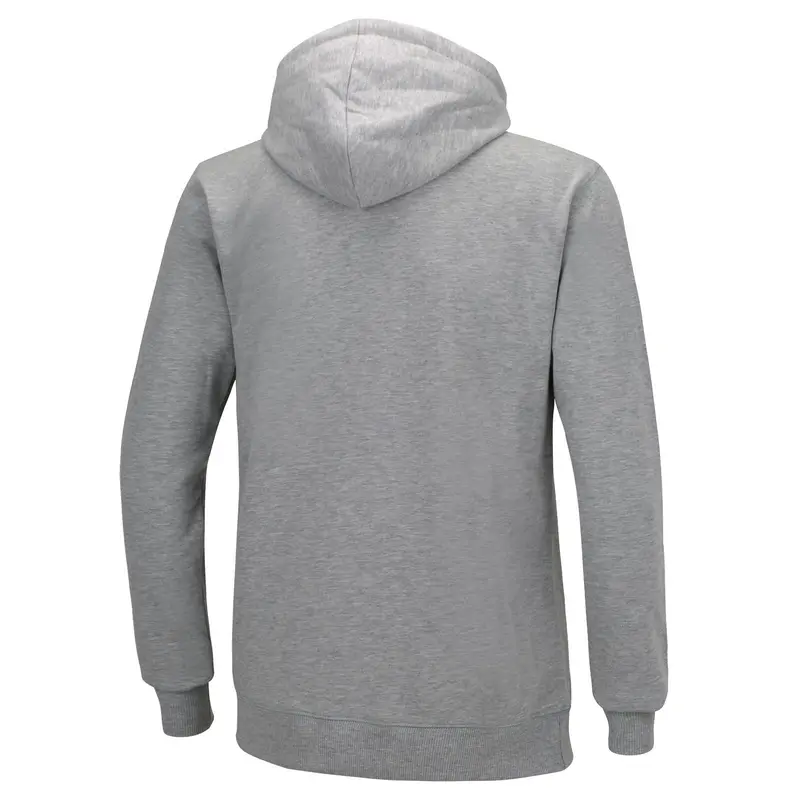 Winter Sweatshirt Crew Team Pro Mit Kapuze Und Zip Grau 2