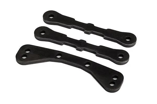 X-Maxx Bulkhead Tie Bar, Upper (1)/ Lower (2) (Steel), Tra-7726 1