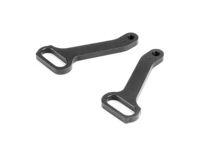 X4 Alu Front Steering Plate +1Mm - Swiss 7075 T6 (2) 1