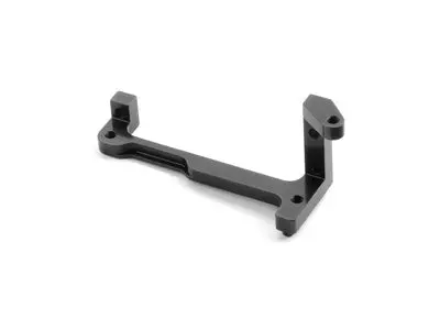 X4f Alu Servo Mount - Black - One-Piece - Swiss 7075 T6 1