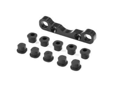 Xb8 Alu Rear Lower Susp. Holder For Semi-Split Bulkhead - Front 1