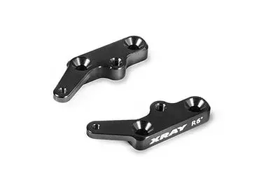 Xb8 Alu Steering Kingpin Plate - Swiss 7075 T6 - 6° (L+R) 1