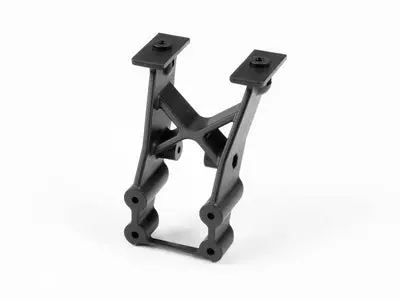 Xb8 Composite Rear Wing Holder For Semi-Split Bulkhead 1