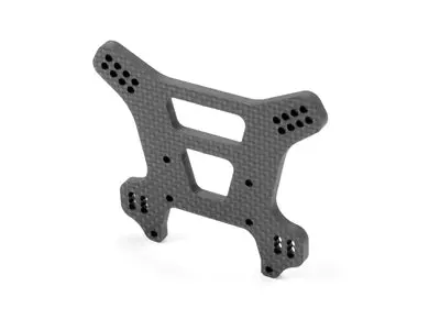 Xb8 Graphite Rear Shock Tower For Semi-Split Bulkhead 4Mm 1