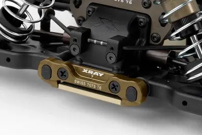 Xb808 Alu Front Lower Susp. Holder - Front - Swiss 7075 T6 (7Mm) - Hard Coated 1