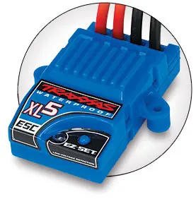 Xl-5 Waterproof Electronic Speed Control (Low-Voltage Detection, Fwd/Rev/Brake) Tra-3018R 1