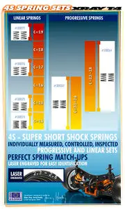 Xray 4S Spring-Set Progressive C=2.5-2.8 (2) 1