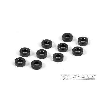 Xray Aluminum Shim, 3X6x2.0Mm, Black, 303123-K 1