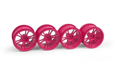 Xray M18mt Starburst Wheels - Pink (4) 1