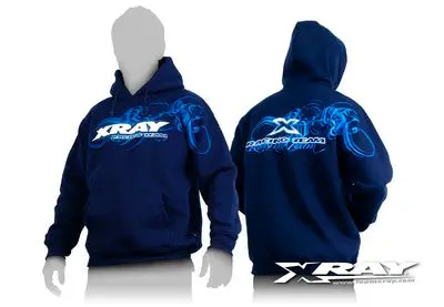 Xray Sweater Hooded - Blue (M) 1