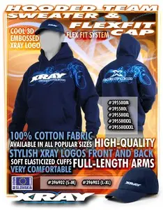 Xray Sweater Hooded - Blue (Xxl) 1