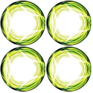 Xray Truggy Wheel Stickers - Die-Cut - Green 1