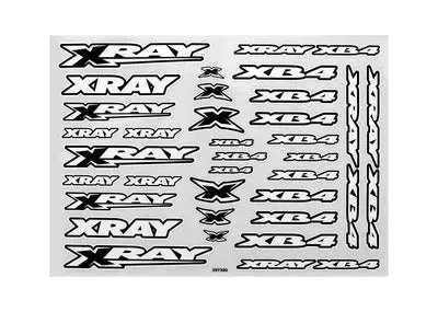 Xray Xb4 Sticker For Body - White 1
