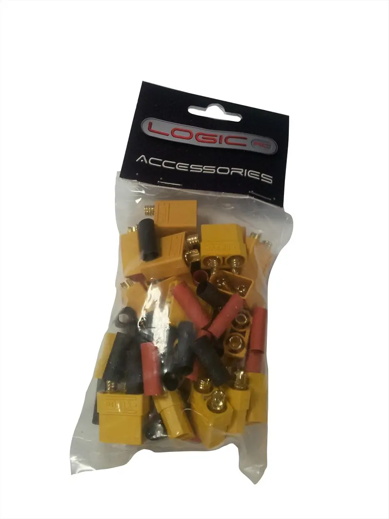 Xt90 Connector Set W/Hs 10 Pairs 1