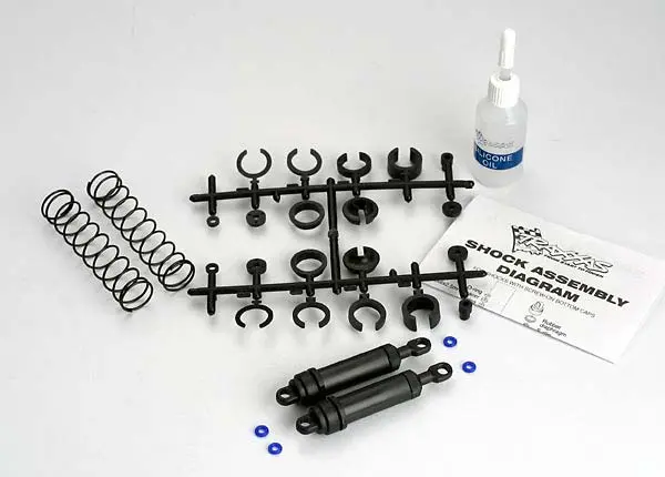 Xx-Long Black Front Ultra Shocks With Springs (2), Tra-3762 1