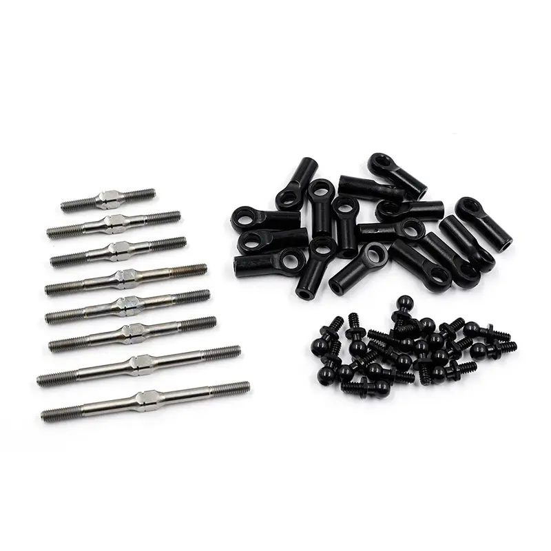 Yeah Racing 64 Titanium Turnbuckle W/Ballstuds Set For Team Associated Rc10, Tarc-010Sv 1