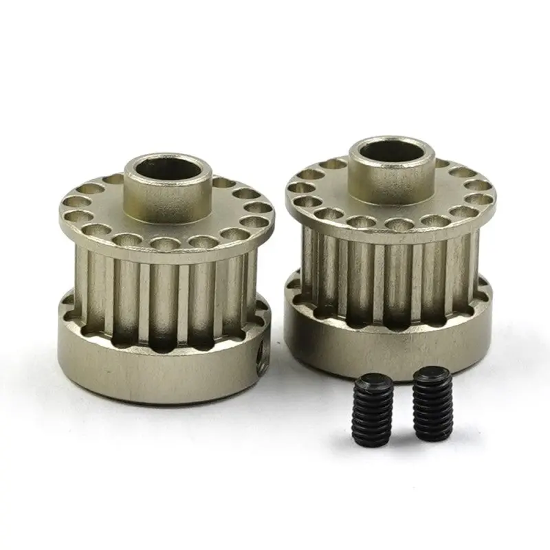 Yeah Racing Aluminum 7075 Pulley 2Pcs For Team Associated Rc10 4Wd, Tarc-015Gm 1