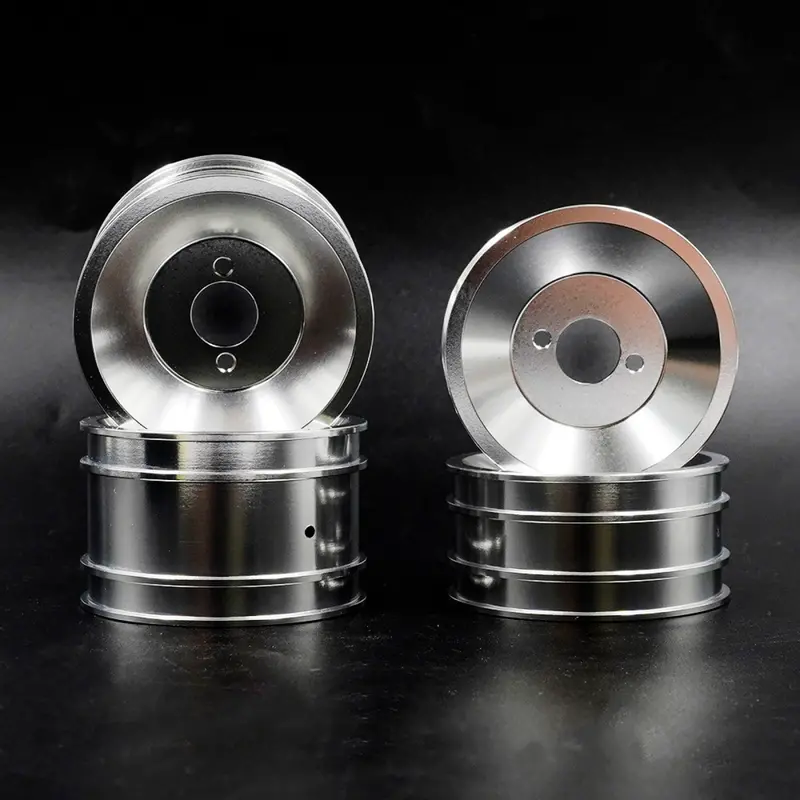 Yeah Racing Aluminum Cnc Rim Set For Yokomo 870C Super Dog Fighter 2023 Yz10 Silver, Wl-0181Sv 1