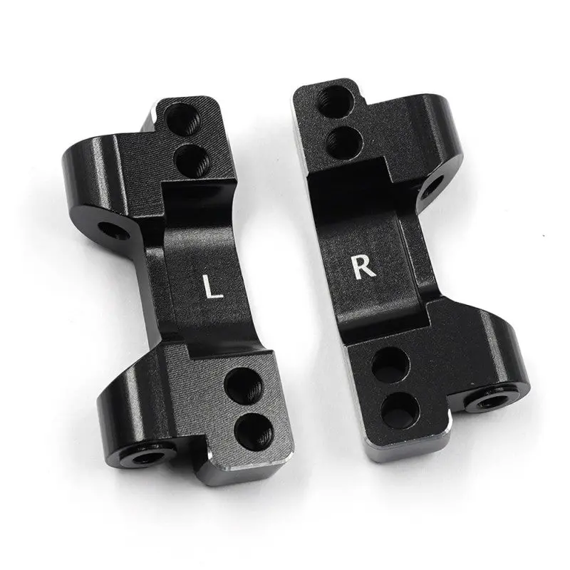 Yeah Racing Aluminum Rear Lower Arm Mount 3 Degree Set For Team Associated Rc10, Tarc-005Bk 1