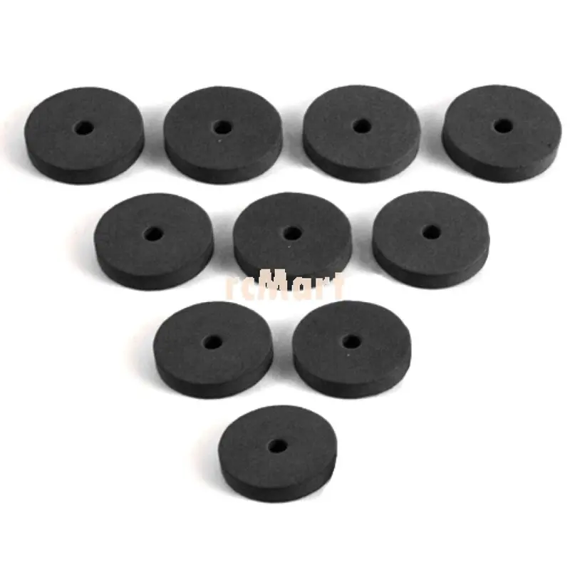 Yeah Racing Body Protect Sponge Pad Set (Bk) 10 Pcs 4Mm Thick, Ya-0242Bk 1