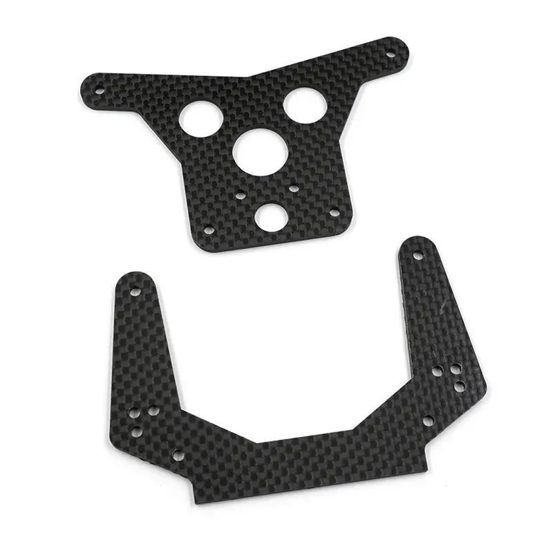 Yeah Racing Graphite Front & Rear Shock Tower For Team Associated Rc10, Tarc-007Bk 1