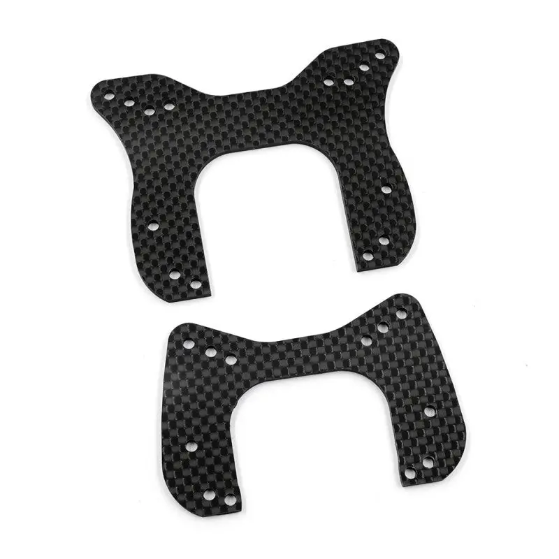 Yeah Racing Graphite Front & Rear Shock Tower For Yokomo Super Dog Fighter Works 91, Ykdf-017Bk 1