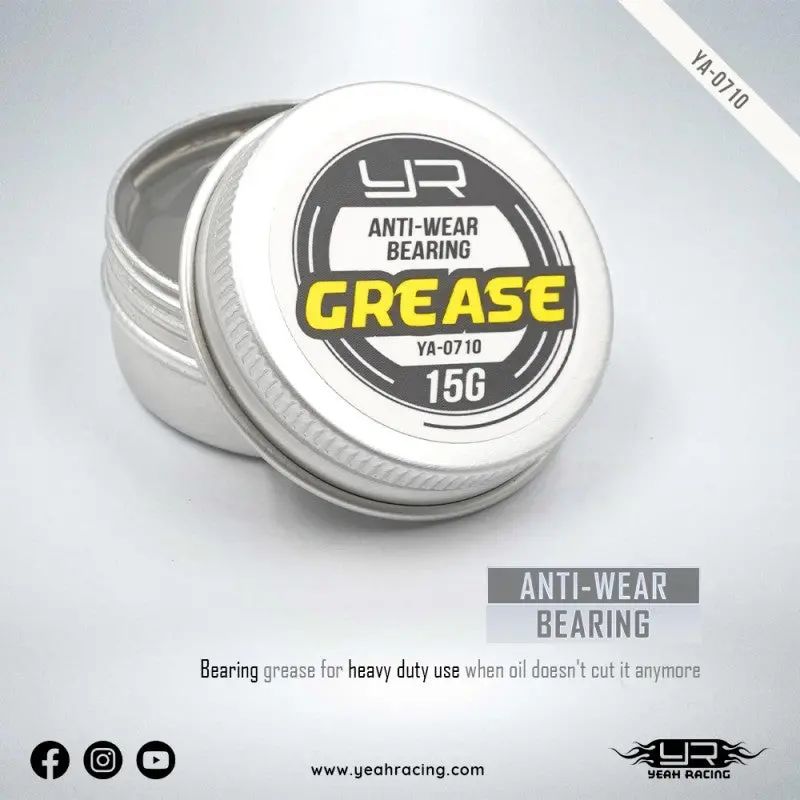 Yeah Racing High Quality Anti-Wear Bearing & Diff Grease 15G, Ya-0710 1