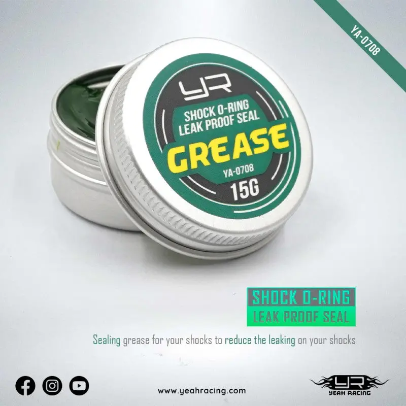 Yeah Racing High Quality Shock O-Ring Leak Proof Seal Grease 15G, Ya-0708 1