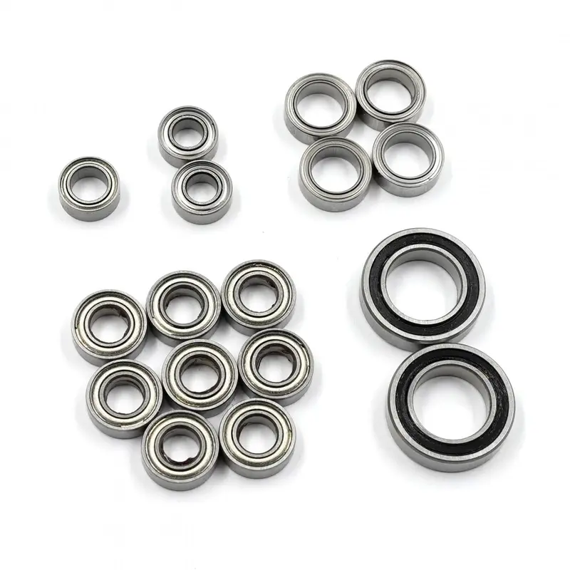 Yeah Racing Steel Bearing Set (17Pcs) For Team Associated Rc10t, Ybs-0072 1