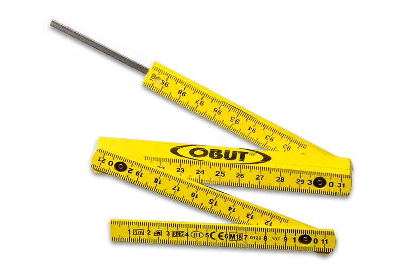 Yellow Folding Rule Obut 1