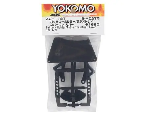 Yokomo Battery Holder, Radio Tray, Spur Gear Cover, Yz-2T, Z2-118T 1