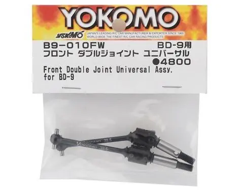 Yokomo Bd9 Front Double Joint Universal Driveshaft, 39.5Mm, B9-010Fw 1