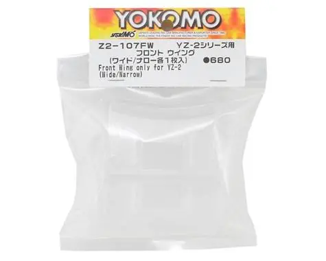 Yokomo Clear Lexan Front Wing, Yz-2, Z2-107Fw 1
