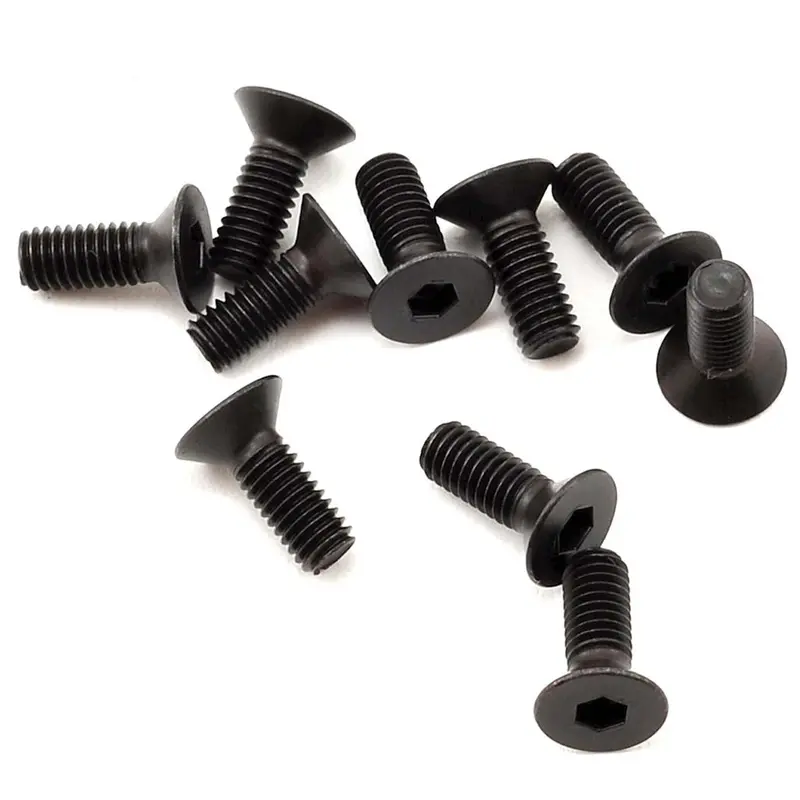 Yokomo Flathead Hex Screw, 3X8mm, Zc-F38 1