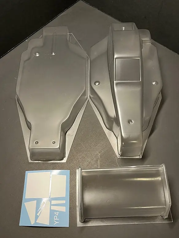 Yokomo Protech Iv Body Kit - Vintage Yokomo Team Associated Protech Iv Aftermarket Body Set, Bkr0124 1