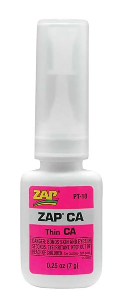 Zap Adhesives Ca Glue, 1/4 Oz, Pt-10 1